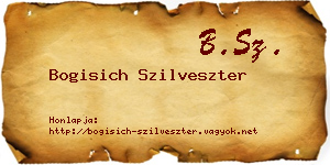 Bogisich Szilveszter névjegykártya